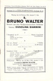 Walter, Bruno - Berlin Philharmonic Program Lot 1919-1931