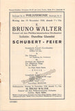 Walter, Bruno - Berlin Philharmonic Program Lot 1919-1931