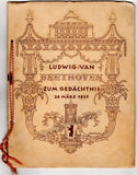 Walter, Bruno - Beethoven Centennial Gala Program - Berlin State Opera 1927