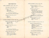 The Busch Quartet - Signed Program London 1951