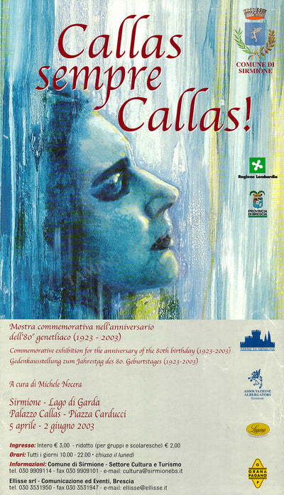 Callas, Maria - Exhibit "Callas Sempre Callas" Poster