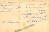 Patti, Carlotta - Set of 2 Autograph Letters Signed