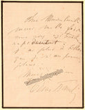 Franck, Cesar - Autograph Note Signed