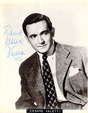 Valletti, Cesare - Signed Photograph + Program