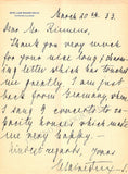 Dux, Claire - Autograph Letters Signed