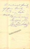 Kellogg, Clara Louise - Autograph Letter Signed + Signed Card