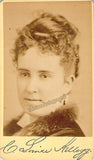Kellogg, Clara Louise - Autograph Letter Signed + CDV