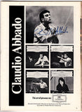 Abbado, Claudio - Signed Program New York 1970