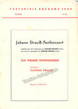 Krauss, Clemens - Concert Program Bregenz 1949