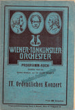 Schneiderhan, Walther - Concert Program Vienna 1926 - Clemens Krauss