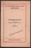 Rudelsheim, Leon - Concert Program Amsterdam 1923