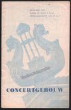 Wezel, Henk van - Concert Program Amsterdam 1942 - Willem Mengelberg