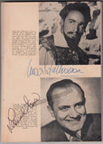 Warren, Leonard - Del Monaco, Mario - Rigal, Delia - Signed Program Havana 1951