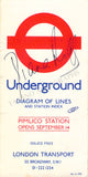 Rigg, Diana - Signed Underground Map