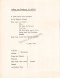 Fischer-Dieskau, Dietrich - Signed Program London 1955