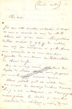Tagliafico, Joseph Dieudonne - 2 Autograph Letters Signed