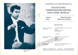 Kitajenko, Dmitri - Petrov, Nicolai - Signed Program Nuremberg 1970