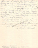 Favart, Edmee - Autograph Letter Signed + Print