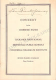 Goldman, Edwin Franko - Signed Program New York 1933