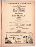 Wallach, Eli - Signed Program "Rhinoceros"