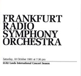 Inbal, Eliahu - Signed Program Leeds 1981