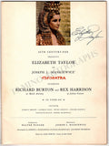 Taylor, Elizabeth - Burton, Richard - Harrison, Rex - Signed Program "Cleopatra"
