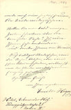 Herzog, Emilie - Autograph Letter Signed 1889