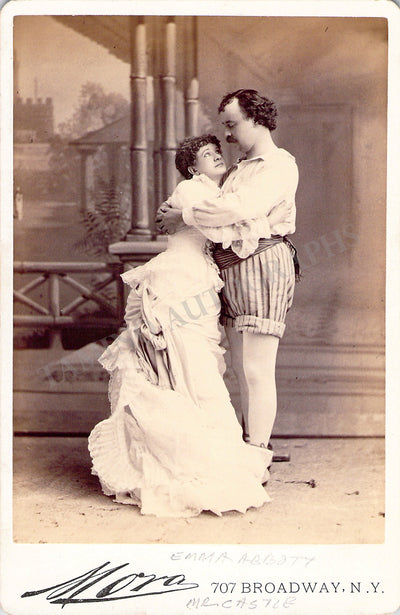 Abbott, Emma - Castle, William - Cabinet Photograph