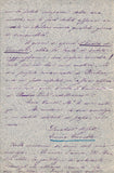 Turolla, Emma - Autograph Letter Signed 1882