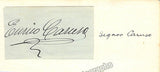 Caruso, Enrico - Signed Album Page + Photo