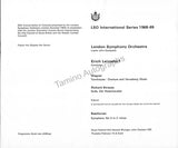 Leinsdorf, Erich - Signed Program London 1969