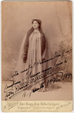 Schumann-Heink, Ernestine - Signed Cabinet Photo in Der Ring 1896
