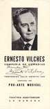 Vilches, Ernesto - Signed Program Havana 1949