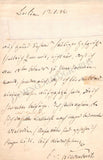 Wildenbruch, Ernst von - Autograph Letter Signed