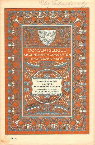 Ysaye, Eugene - Concert Program Amsterdam 1908