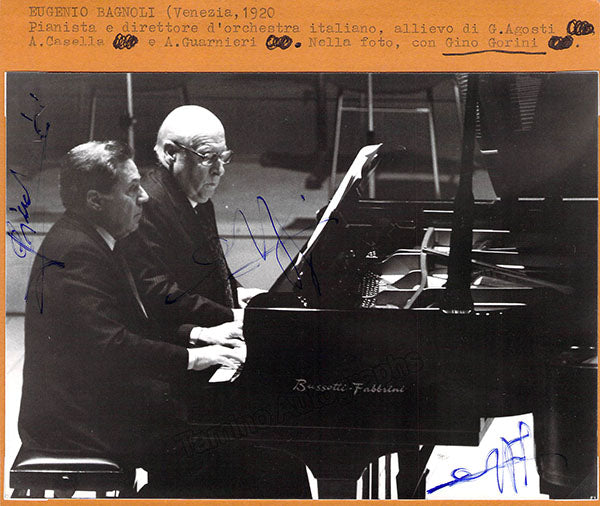Bagnoli, Eugenio Signed Photograph Tamino