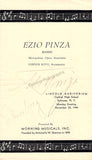 Pinza, Ezio - Signed Program New York 1944