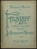 Falstaff - World Premiere Program-Libretto 1893