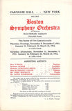 Singer Recitals at Carnegie Hall 1909-1925 - Lot of 10 Playbills