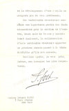 Foch, Ferdinand - Typed Letter Signed 1921