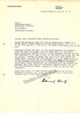 Frantz, Ferdinand - Lot of 3 Typed Letters Signed