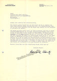 Frantz, Ferdinand - Lot of 3 Typed Letters Signed