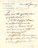 Bourgeat, Fernand - 2 Autograph Letters Signed