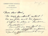 Bourgeat, Fernand - 2 Autograph Letters Signed