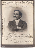 De Lucia, Fernando - Large Signed Cabinet Photo 1912
