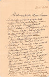 Busoni, Ferruccio - Autograph Letter Signed 1898