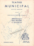 Tagliavini, Ferruccio - Basso, Americo - Pieranti, Diva - De Flachi, Raffaele - Program with Multiple Signatures