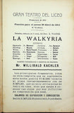 Teatro del Liceo - Wagner Festival - Full Ring Program Set 1911