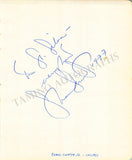 Sinatra, Frank - Sinatra, Frank Jr. - Set of 3 Album Pages Signed
