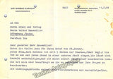 Klarwein, Franz - Autograph Letter Signed + Typed Letter Signed